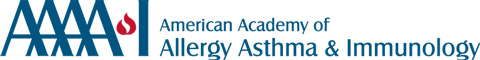 The American Academy of Allergy Asthma and Immunology logo